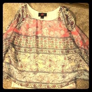 Off the shoulder fancy tee